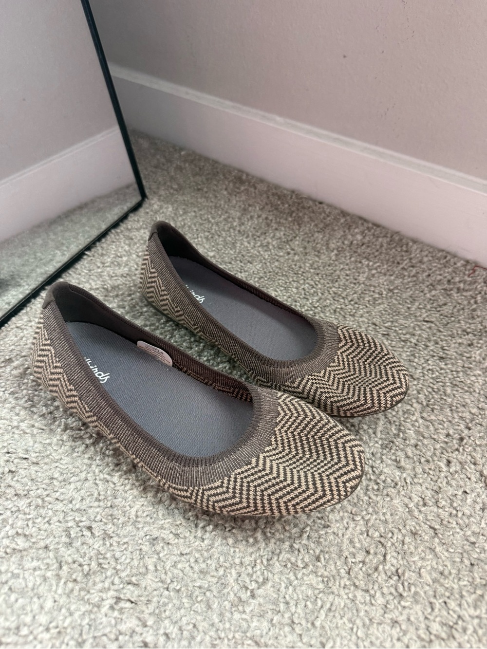 All Birds Tree Breezers flats Size 7.5 Like new